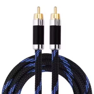 RCA Digital Coaxial Audio Cable for Amplifier with Gold Plated