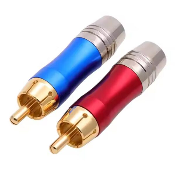 RCA Male Connector High Quality Gold Plating