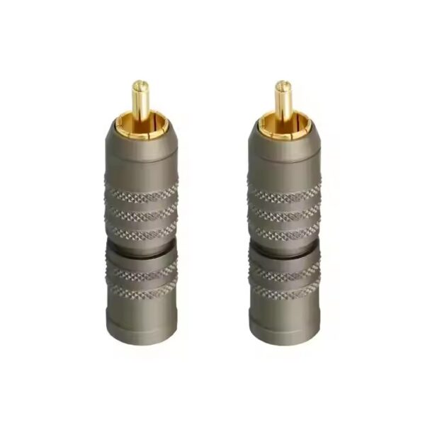 RCA Male Plug Female Jack Connector Pure Copper & Gold Plated RCA Over Thick &Full