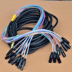 Professional 8-Channel XLR Interface, 3-Pin Balanced Audio Connector Panel