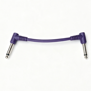 Factory Hot Sale Electric Guitar Short Cable 6.35mm Effect Pedal Dual-Bend Mono Connection Injection-Molded Metal for Bass